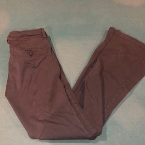 Boot cut dark gray pants!